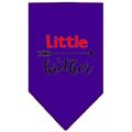 Mirage Pet Products Little BroTher Screen Print BandanaPurple Small 66-200 SMPR